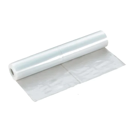 Bâche plastique HDPE en rouleau, qualité fine, plus résistante à la déchirure que les feuilles LDPE pour une même épaisseur, il y a donc une consommation moindre de matière première et un plus grand respect de l'environnement.